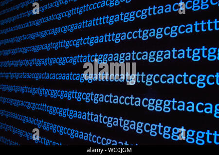 DNA-Sequenzierung. Abstract background-genomischen Sequenz. Stockfoto