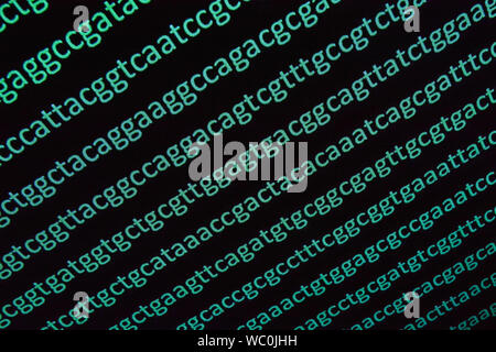 DNA-Sequenzierung. Abstract background-genomischen Sequenz. Stockfoto