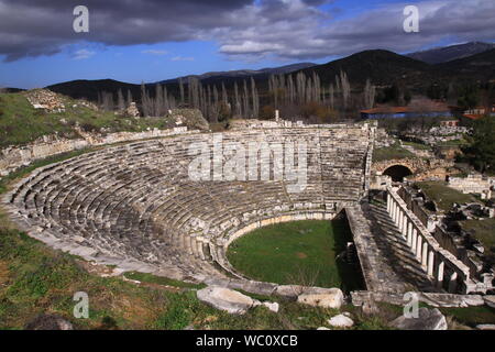 Die Ruinen von Aphrodisias in der Türkei haben sich zu einer der besten Standorte im Land sein. Stockfoto