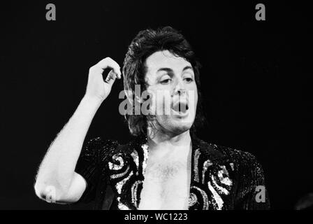 Arles, Frankreich - 1972, PAUL MCCARTNEY, linda MCCARTNEY Flügel Stockfoto