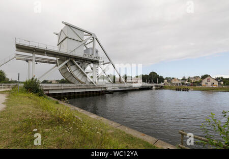 Pegasus Bridge in Normady Stockfoto