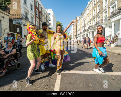 Notting Hill Carnival Fun London Stockfoto
