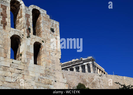 Odeon des Herodes Atticus, Athen Stockfoto