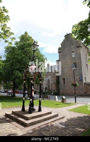 Dornoch Castle Hotel Castle Street, Dornoch, einer Stadt in Sutherland, Highland, an der nordöstlichen Küste von Schottland Stockfoto