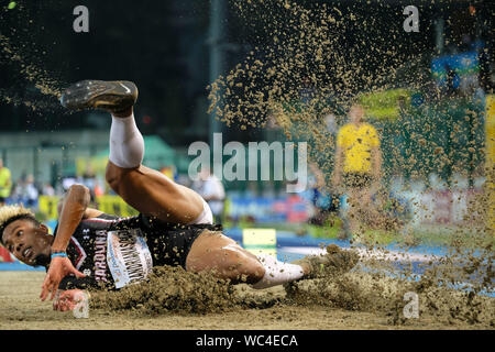 Rovereto, Italien, 27. August 2019, YANN RANDRIANASOLO während der Palio der Quercia 2019 - Leichtathletik Internationals - Kreditkarten: LPS/Roberto Tommasini/Alamy leben Nachrichten Stockfoto