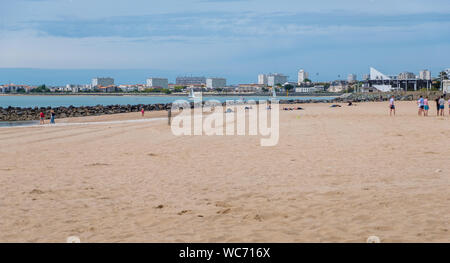 La Rochelle, Frankreich - Mai 07, 2019: 57 Strand oder Plage des Minimes in La Rochelle, Frankreich Stockfoto