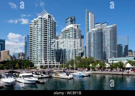 Harbour Front Sehenswürdigkeiten in Toronto, Ontario, Kanada Stockfoto