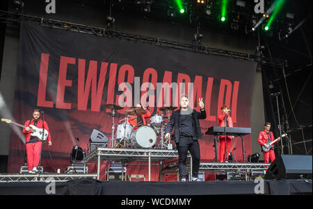 Camp Bestival 2019 - Tag 2 - Auftritte mit: Lewis Capaldi Wo: East Lulworth, Dorset, Großbritannien Wann: 27 Aug 2019 Quelle: WENN.com Stockfoto