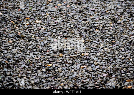 Grauen Steinen zerquetscht. Stockfoto