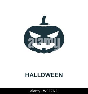 Halloween vektor Symbol. Kreative Zeichen von Halloween icons Collection. Gefüllte flache Halloween Symbol für Computer und mobile Stock Vektor