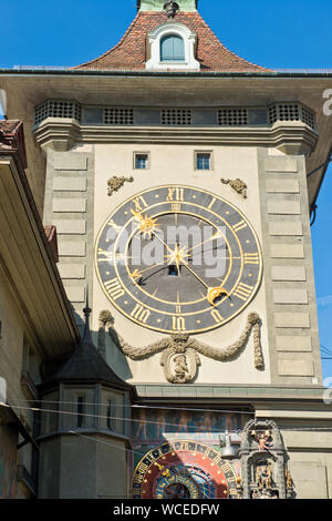 Zytglogge, mechanische Uhr und Turm. Bern, Schweiz Stockfoto