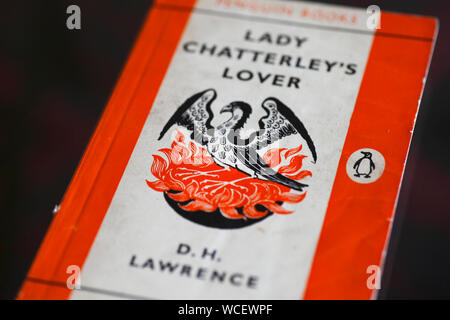 Lady Chatterley Liebhaber, klassischen Buch von DH Lawrence. Stockfoto