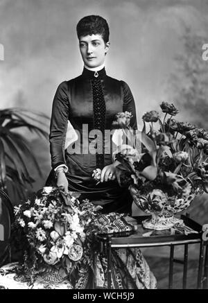 ALEXANDRA VON DÄNEMARK, Königin Alexandra (1844-1925) Ehefrau von Edward VII. Stockfoto