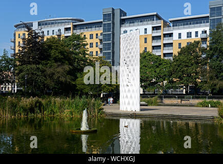 Kunstwerke in Queen's Gardens, Hull, East Yorkshire, England, Großbritannien Stockfoto