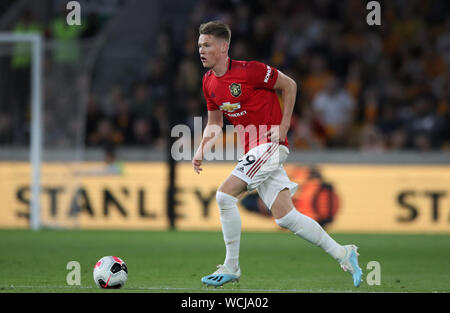 Scott McTominay von Manchester United in der Premier League Spiel im Molineux, Wolverhampton. Stockfoto