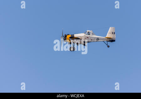 (PZL Mielec) M-18 der griechischen Luftwaffe gegen Waldbrände in Corfu Griechenland kämpft. Das war die 3. Forest fire innerhalb einer Woche. Stockfoto