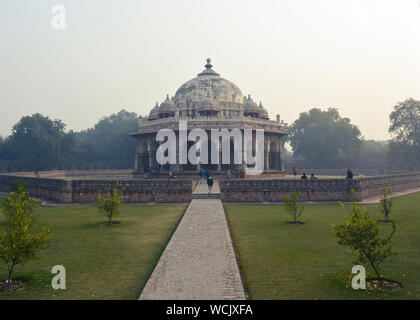 Von Isa Khan Grab in Delhi, Indien. Dynastie, Monument, Wahrzeichen, der humyun Grab. Stockfoto