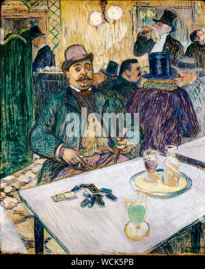 Henri de Toulouse Lautrec, Portraitmalerei, Monsieur Boileau im Café, 1893 Stockfoto