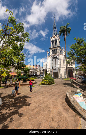 Fort-De-France, Martinique, Frankreich - 12 August 2019: Cathedrale Saint Louis auf Martinique, in Westindien Stockfoto