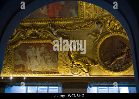 Decke Louvre, Paris, Frankreich Stockfoto