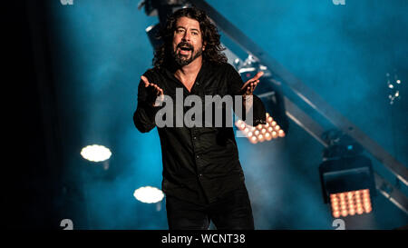 Foo Fighters bei RDS Arena, Dublin, 21. August 2019 Stockfoto