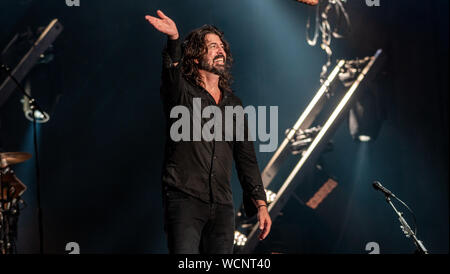 Foo Fighters bei RDS Arena, Dublin, 21. August 2019 Stockfoto