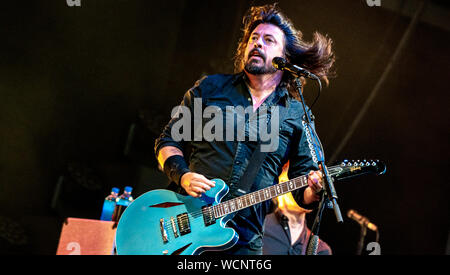 Foo Fighters bei RDS Arena, Dublin, 21. August 2019 Stockfoto