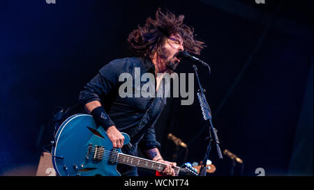 Foo Fighters bei RDS Arena, Dublin, 21. August 2019 Stockfoto