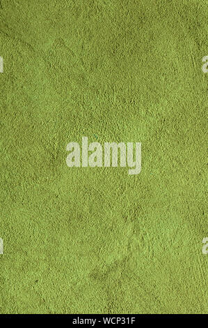 Lime Green Textur gerendert Wand - Stuck/Fresco Wirkung mit kleinen Wellen und Chips Stockfoto