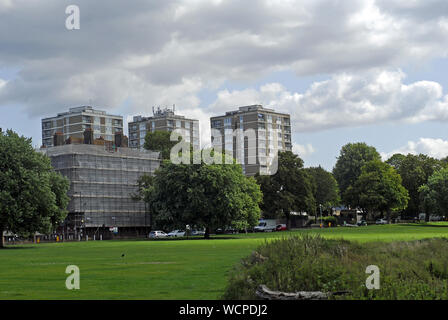 Gehäuse aus Peckham Common Stockfoto