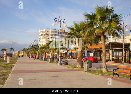 Athenon Damm in Larnaca. Zypern Stockfoto