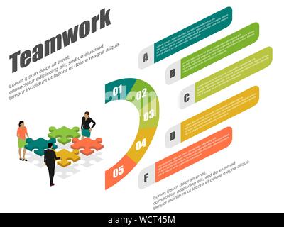 Flache Charakter. Soziale Konzept. Vector Graphic Illustration. Flache isometrische Darstellung. Frau Charakter vektor design. Stock Vektor