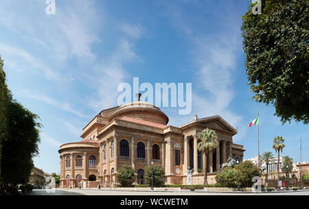 Italien, Palermo, das Opernhaus "Teatro Massimo", 1897. Stockfoto