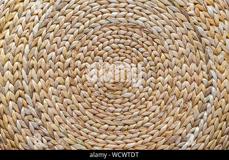 Weidenkorb der Reed Stange. Aus Weidenkorb Hintergrund. Stockfoto