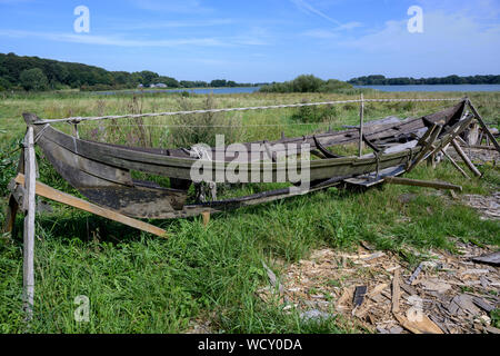 Rekonstruiertes Wikingerdorf, Hedeby (Haithabu), UNESCO Weltkulturerbe ...