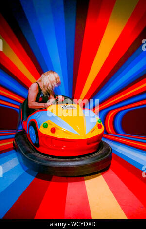 Snap Happy Selfie Foto Erfahrung, PNE Fair, Pacific National Exhibition, Hastings Park, Vancouver, British Columbia, Kanada Stockfoto