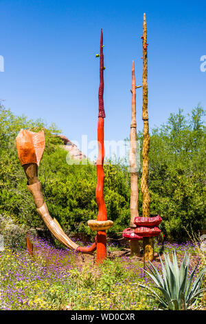 Desert Botanical Garden Carolina Escobar Skulptur Stockfoto