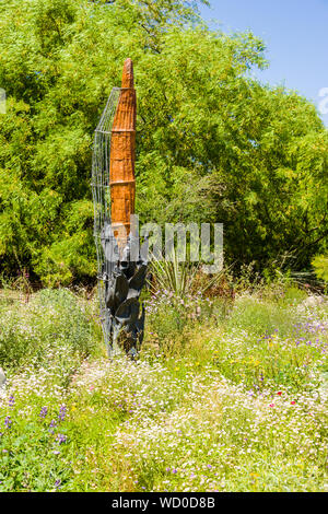 Desert Botanical Garden Carolina Escobar Skulptur Stockfoto