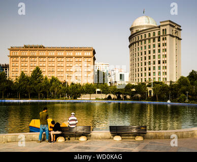 Rudaki-Park in Duschanbe, Tadschikistan Stockfoto