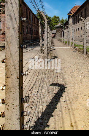 Szenen aus dem Konzentrationslager in Auschwitz und Birkenau Stockfoto