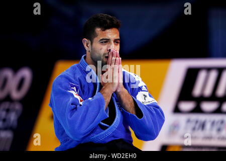 Nippon Budokan, Tokyo, Japan. 28 Aug, 2019. Sagi Muki (ISR), 28. August 2019 - Judo: World Judo Championships Tokyo 2019 Männer -81 kg Final an der Nippon Budokan, Tokyo, Japan. Credit: Naoki Nishimura/LBA SPORT/Alamy leben Nachrichten Stockfoto