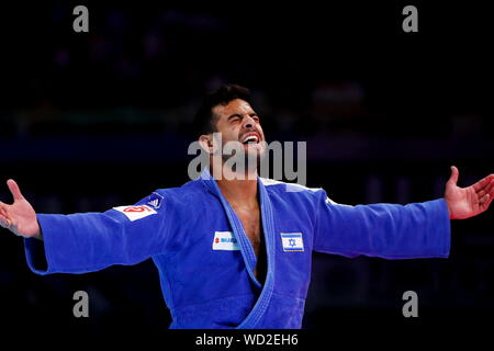 Nippon Budokan, Tokyo, Japan. 28 Aug, 2019. Sagi Muki (ISR), 28. August 2019 - Judo: World Judo Championships Tokyo 2019 Männer -81 kg Final an der Nippon Budokan, Tokyo, Japan. Credit: Naoki Nishimura/LBA SPORT/Alamy leben Nachrichten Stockfoto