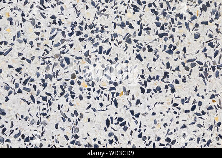 Terrazzo Bodenbelag Textur aus poliertem Stein Muster an der Wand und Farbe alte Oberfläche Marmor für Hintergrund Bild Horizontale Stockfoto