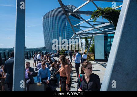 Der Garten 120 Fenchurch Street, London, England, Großbritannien Stockfoto