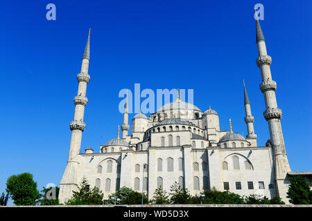 Die blaue Moschee in Istanbul, Türkei. Stockfoto