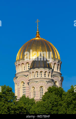 Orthodoxe Kathedrale, Riga, Lettland, Nordeuropa, Stockfoto