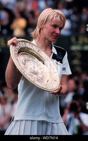 November 12, 1998 - 1999 Wimbledon Tennis CHAMPIONSHION DECKUNG. JANA NOVOTNA (Credit Bild: © HBO/Unterhaltung Bilder/ZUMAPRESS.com) Stockfoto