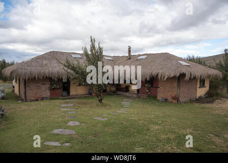 Chilcabamba Lodge in den Cotopaxi National Park auf 3500 Meter in den Anden von Ecuador. Stockfoto