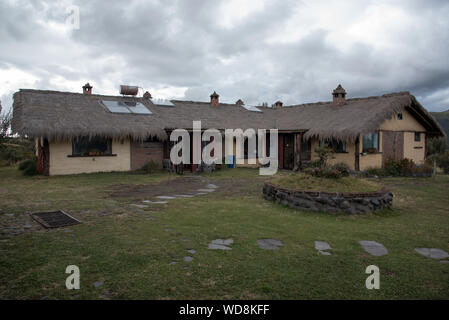 Chilcabamba Lodge in den Cotopaxi National Park auf 3500 Meter in den Anden von Ecuador. Stockfoto