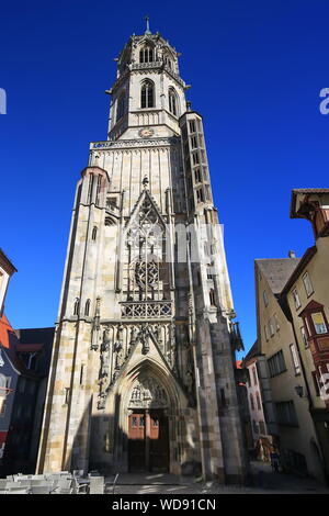 Rottweil ist eine Stadt in Deutschland, mit vielen historischen Sehenswürdigkeiten Stockfoto